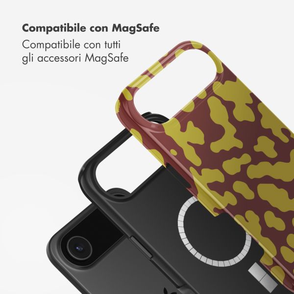 Selencia Cover posteriore Vivid con MagSafe Apple iPhone Air - Moo'd Olive Dust