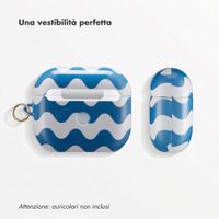 Selencia Cover Vivid  Apple Airpods 3 - Wave Vibes Classic Blue
