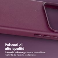 Accezz Cover in Pelle con MagSafe Apple iPhone 18 Pro Max / 17 Pro Max - Heath Purple