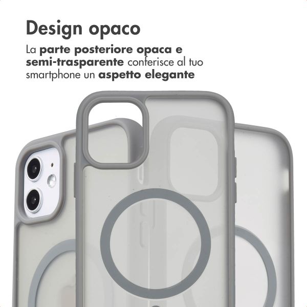 imoshion Cover posteriore Color Guard con MagSafe Apple iPhone 11 - Grigio