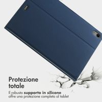 Accezz Cover Tablet Classica Apple iPad Air 11 pollici (2026) M4 / (2025) M3 / (2024) M2 / Air 5 (2022) / Air 4 (2020) - Blu scuro