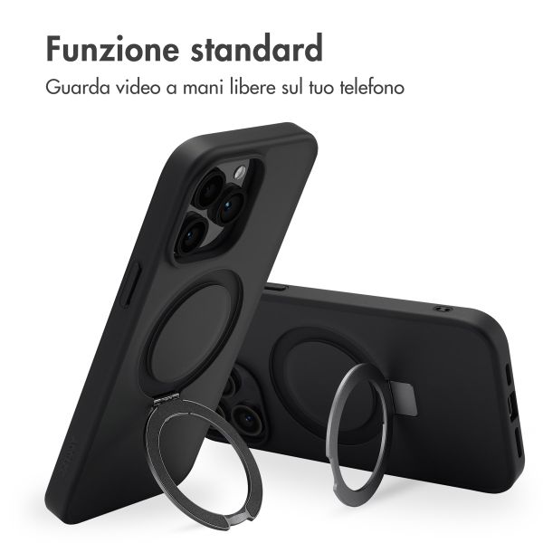 Accezz Cover con anello e supporto con MagSafe Apple iPhone 14 Pro Max - Nero
