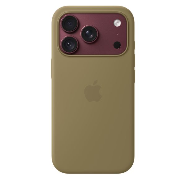 Apple Cover in silicone con MagSafe Apple iPhone 18 Pro - Olive