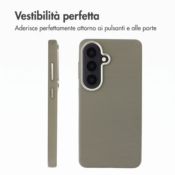 Accezz Cover Mesh con MagSafe Samsung Galaxy S26 - Grigio scuro