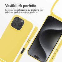 imoshion Cover in Silicone con Cordino Apple iPhone 16 Pro - Giallo