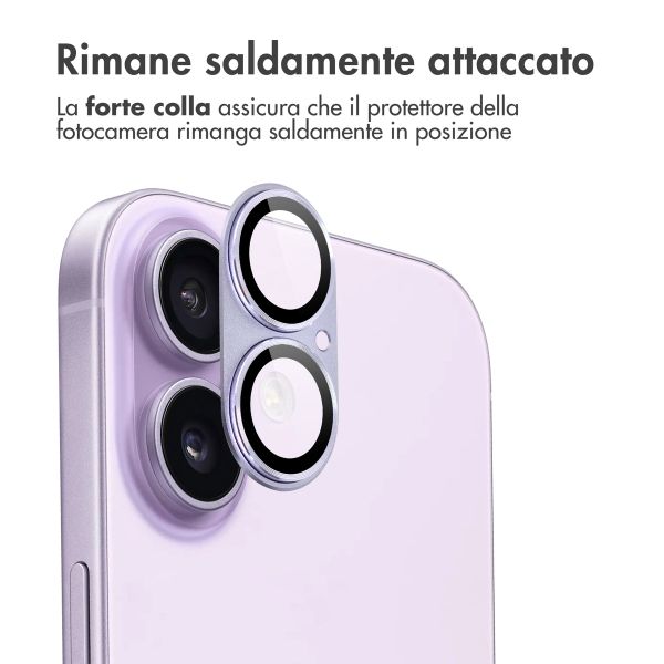 imoshion Protezione fotocamera in Vetro 2 Pezzi Apple iPhone 17 - Lavender