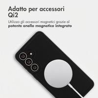 Accezz Backcover Edge con MagSafe Samsung Galaxy S25 FE - Nero
