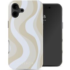 Selencia Cover posteriore Vivid con MagSafe Apple iPhone 16 - Desert Waves Beige