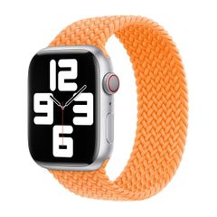 Apple Cinturino Solo intrecciato Apple Watch | 38/40/41/42 mm - Taglia 1 - Bright Orange