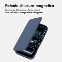 imoshion Bookcase trasparente con MagSafe Apple iPhone 17 Pro Max - Blu