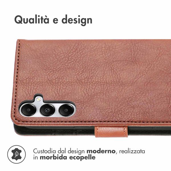 imoshion Cover a libro di Lusso Samsung Galaxy A26 - Marrone