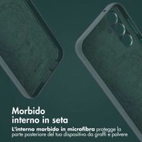 Accezz Cover in pelle 2 in 1 con MagSafe Samsung Galaxy S24 Plus - Cedar Green