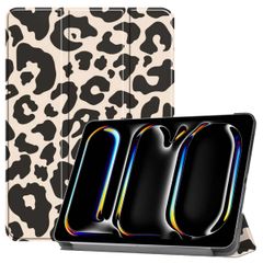 imoshion Cover Trifold Design Apple iPad Pro 11 (2025) M5 / (2024) M4 - Leopard