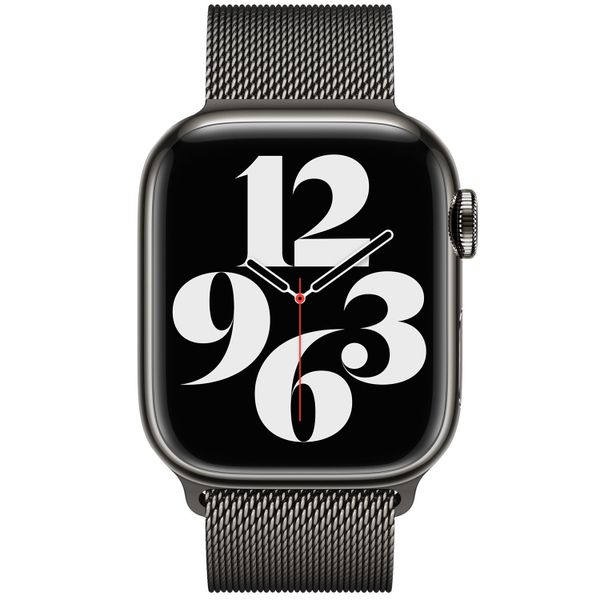 Apple Cinturino Milanese Loop Apple Watch Series 1 t/m 9 / SE (38/40/41 mm) | Series 10 / 11 (42 mm) - Graphite