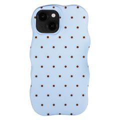 Selencia Cover Vivid Wavy con MagSafe Apple iPhone 14 / 13 - Happy Dots Digital Sky