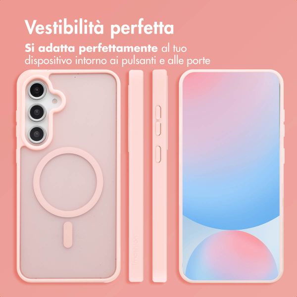 imoshion Cover posteriore Color Guard con MagSafe Samsung Galaxy S24 FE - Rosa chiaro