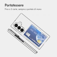 imoshion Backcover con porta carte Samsung Galaxy Z Fold 8 Ultra - Trasparente