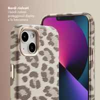 Selencia Cover Sabi Stampa pantera con MagSafe Apple iPhone 13 - Soft Ivory