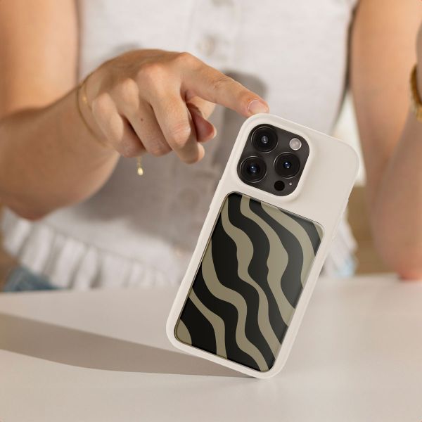 Selencia Vivid Powerbank 5.000 mAh - MagSafe e Qi - Black / Swirl Black