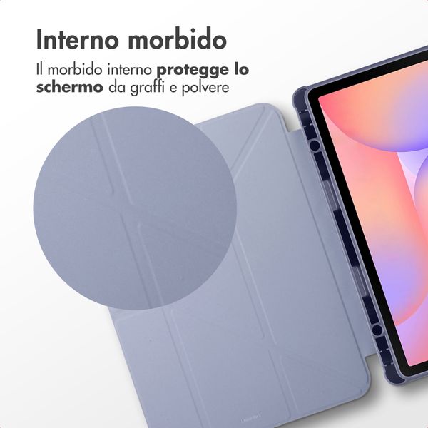 imoshion Cover Origami Samsung Galaxy Tab S9 11.0 pollici / S10 Lite / S10 FE / S9 FE 10.9 pollici - Lavender