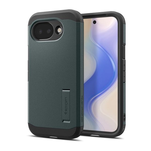 Spigen Cover Posteriore Corazzata Tough con MagSafe Google Pixel 10a - Abyss Green
