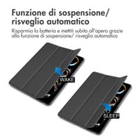 imoshion Cover a libro Trifold Apple iPad Pro 11 (2025) M5 / (2024) M4 - Nero