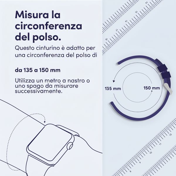 Apple Modern Buckle FineWoven Apple Watch | 38/40/41/42 mm - Taglia S - Lavender Blue