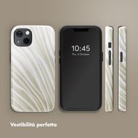 Selencia Cover posteriore Vivid con MagSafe Apple iPhone 13 - Nature Light Brown