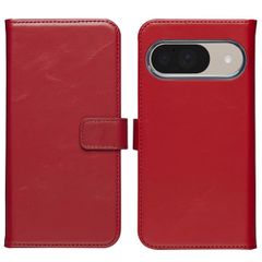 Selencia Cover a libro in vera pelle Google Pixel 10 / 10 Pro - Rosso