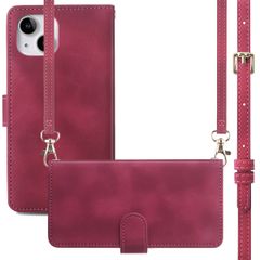 imoshion Cover a libro con Cordino Apple iPhone 14 / 13 - Rosso