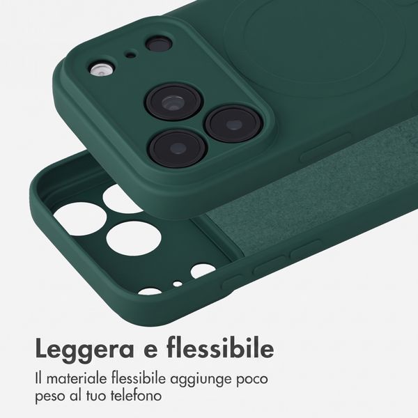 imoshion Cover Posteriore Colorata con MagSafe Apple iPhone 18 Pro / 17 Pro - Verde scuro