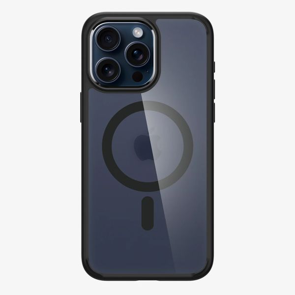 Spigen Cover Posteriore Ultra Ibrida con MagSafe Apple iPhone 15 Pro - Frost Black