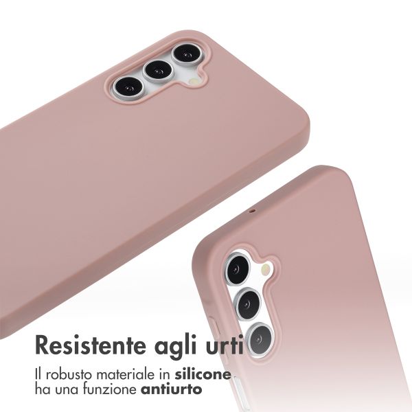 imoshion Cover in Silicone con Cordino Samsung Galaxy A16 - Sand Pink