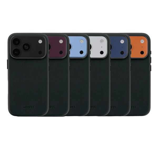 Accezz Cover in Pelle con MagSafe Apple iPhone 18 Pro / 17 Pro - Onyx Black