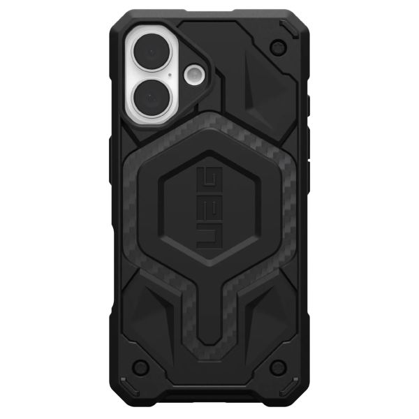 UAG Cover Posteriore Monarch Pro Apple iPhone 16 - Carbon Fiber