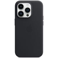 Apple Cover Posteriore in Pelle con MagSafe Apple iPhone 14 Pro - Midnight