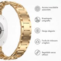 Selencia Cinturino Chain Samsung Galaxy Watch 9 (40/44mm) / Watch 8 (40/44mm) / Classic (46mm) - Oro