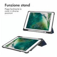 Accezz Libreria a tre ante robusta Apple iPad 6 (2018) 9.7 pollici / iPad 5 (2017) 9.7 pollici / Air 2 (2014)/Air 1 (2013) - Blu scuro