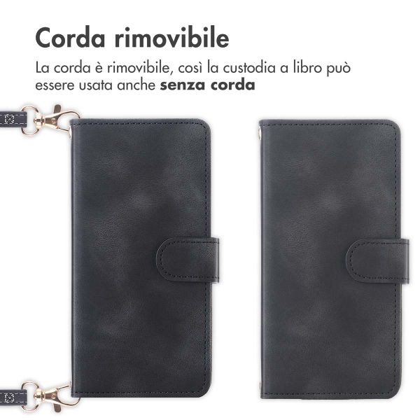 imoshion Cover a libro con Cordino Samsung Galaxy A26 - Nero