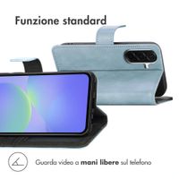 imoshion Cover a libro di Lusso Samsung Galaxy A57 (5G) - Azzurro