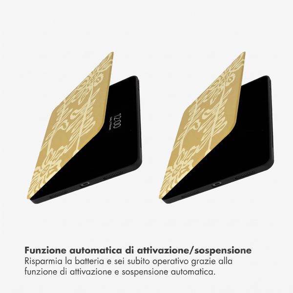 Selencia Cover per tablet Vivid Apple iPad 11 (2025) 11 pollici A16 / iPad 10 (2022) 10.9 pollici - Chalky Bloom