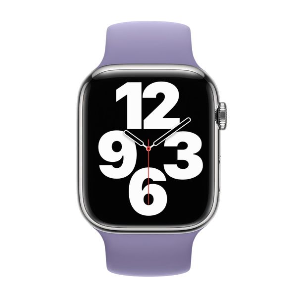 Apple Cinturino Solo Loop Apple Watch | 38/40/41/42 mm - Taglia 7 - English Lavender