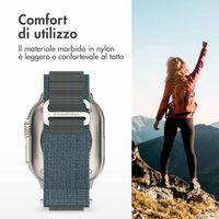imoshion Cinturino in nylon Alpine Apple Watch | 44/45/46/49 mm - Blu