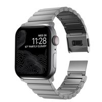 Nomad Cinturino a maglie in titanio Apple Watch | 44/45/46/49 mm - Argento
