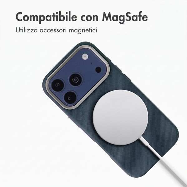 Accezz Cover Mesh con MagSafe Apple iPhone 17 Pro Max - Blu scuro