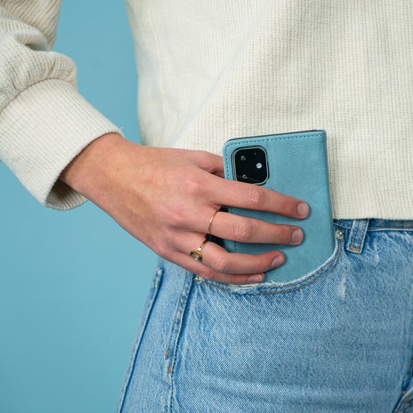 imoshion Cover a libro di Lusso Apple iPhone 11 Pro - Azzurro