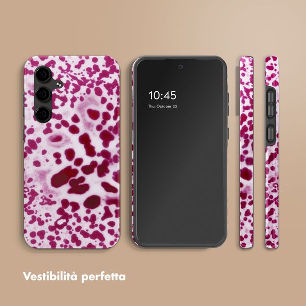 Selencia Cover Posteriore Vivid Samsung Galaxy S24 FE - Cosmic Orchid