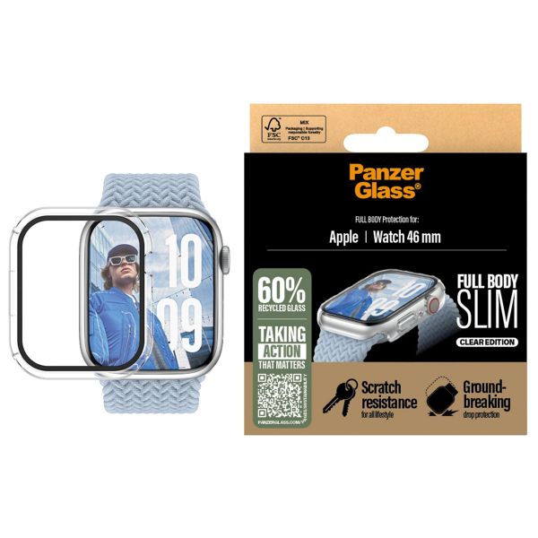 PanzerGlass Cover full body slim Apple Watch 10 / 11 - 46 mm - Transparent