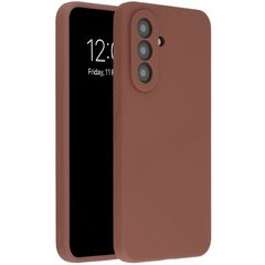 Accezz Cover Posteriore in Silicone Liquido Samsung Galaxy A37 (5G) - New Tea Brown