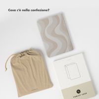 Selencia Cover per tablet Vivid Samsung Galaxy Tab A9 Plus - Desert Waves Beige